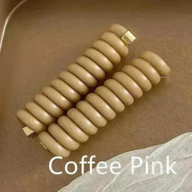 Japanese Braided Hair Band Phone Line Claw