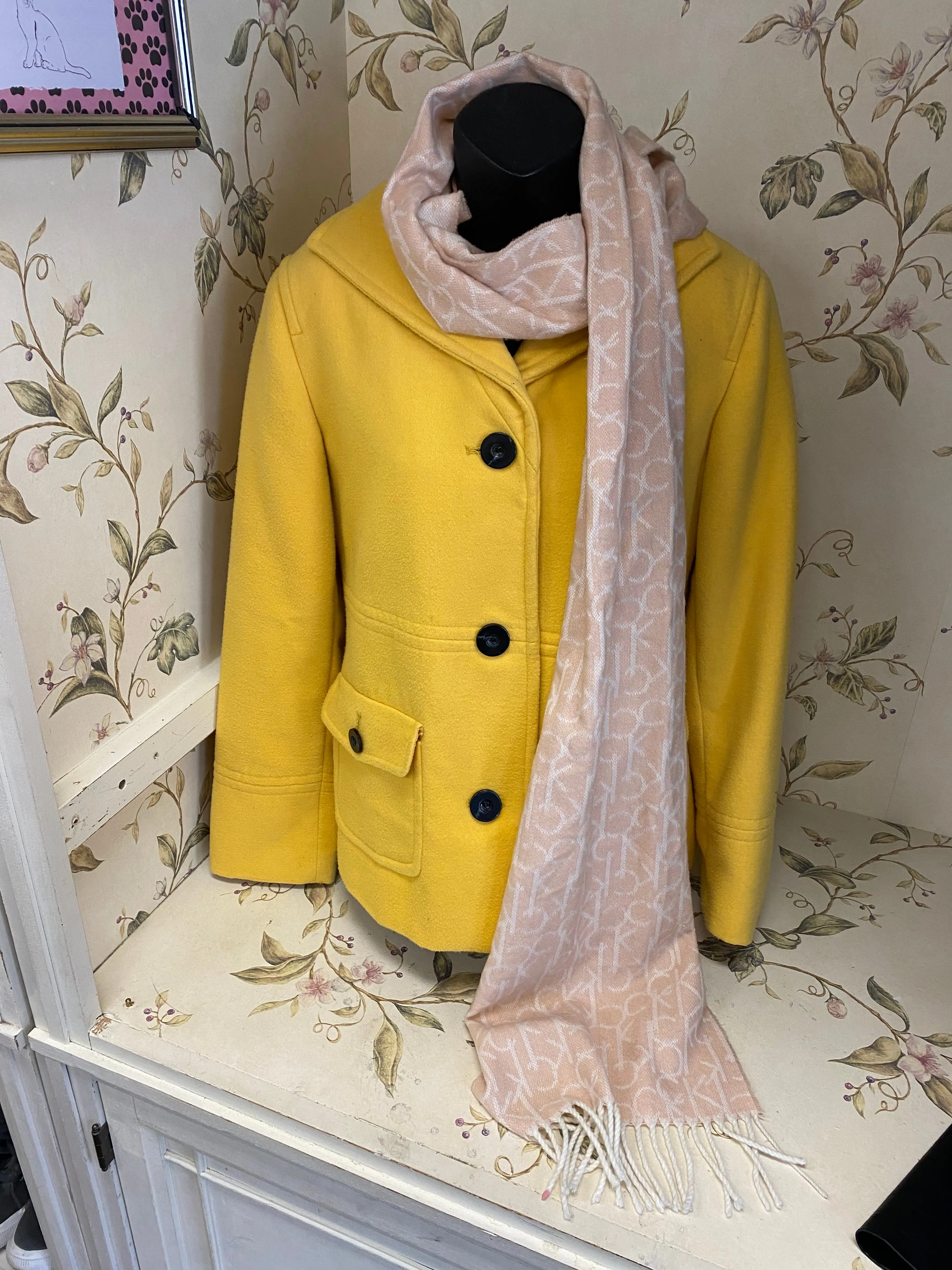 JM Collection Yellow Jackets/Coats, Small