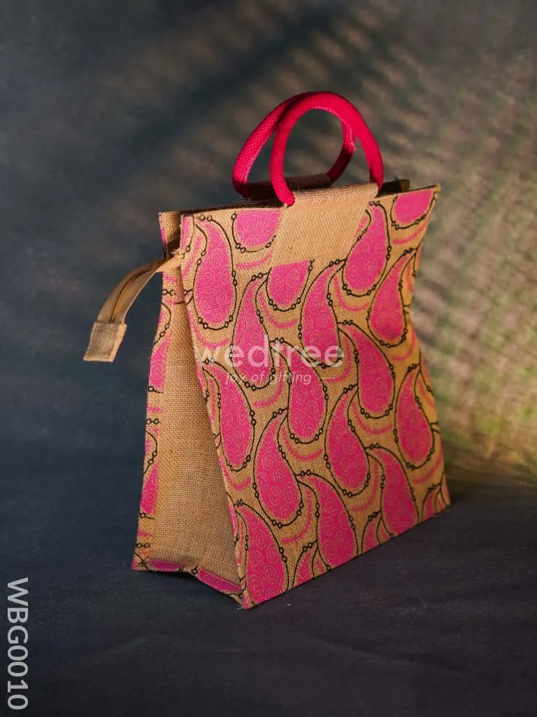 Jute Bag with Mango Prints - WBG0010