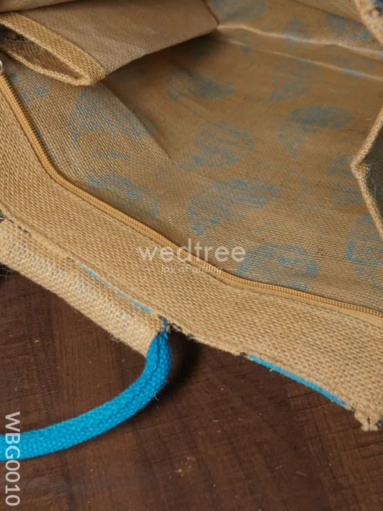 Jute Bag with Mango Prints - WBG0010