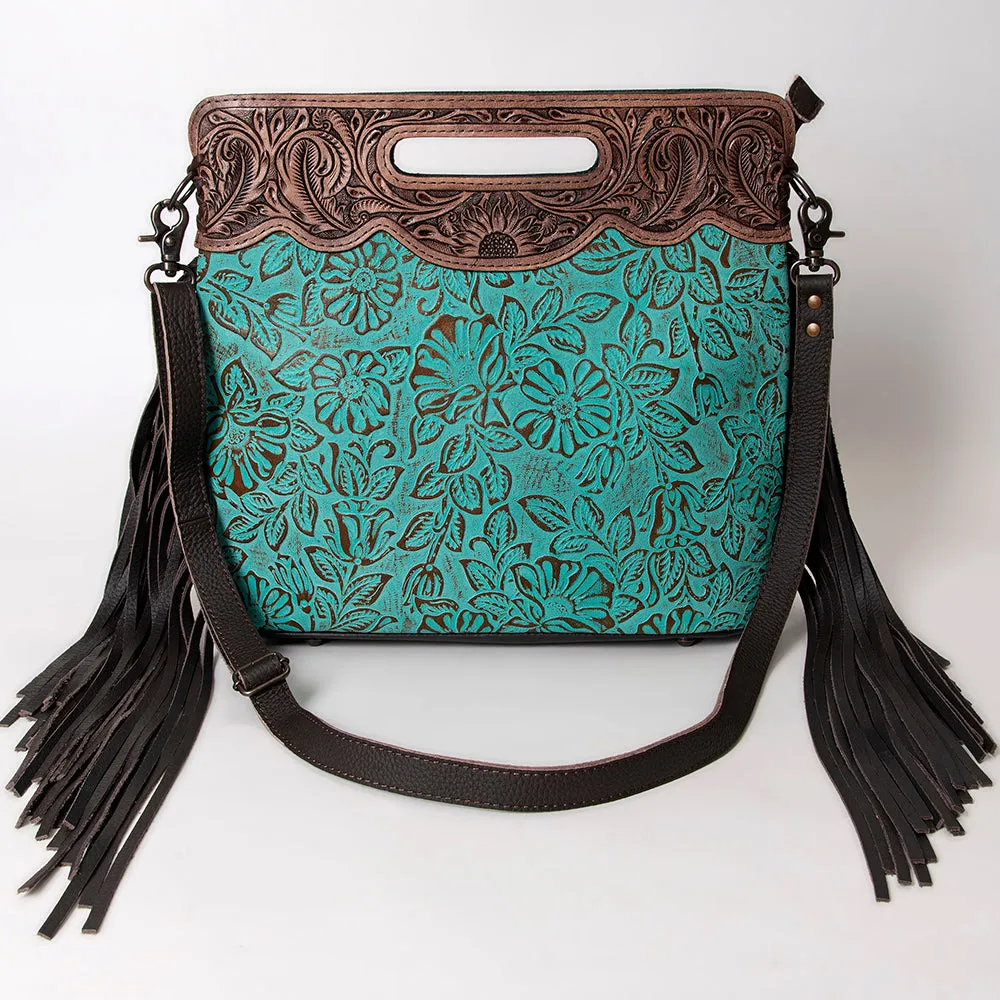 KBG159 - KBG159 -CLUTCH Harness Skirting Leather with Hand Carving Ladies Bag H16XW16 KBG159 - KBG15