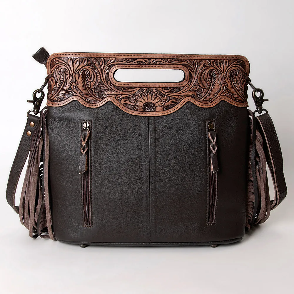KBG159 - KBG159 -CLUTCH Harness Skirting Leather with Hand Carving Ladies Bag H16XW16 KBG159 - KBG15