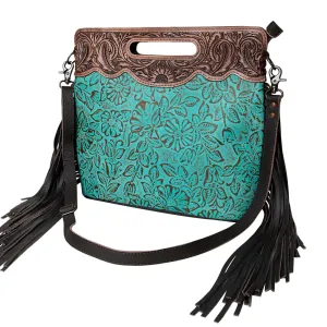 KBG159 - KBG159 -CLUTCH Harness Skirting Leather with Hand Carving Ladies Bag H16XW16 KBG159 - KBG15