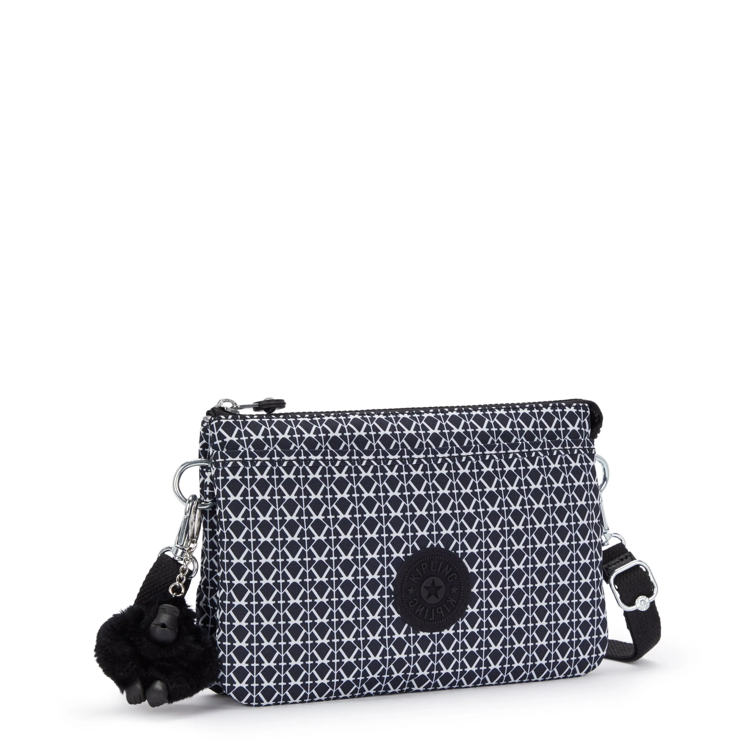 Kipling Riri Signature Print Large Pouch with Crossbody Strap C2I7780-DD2