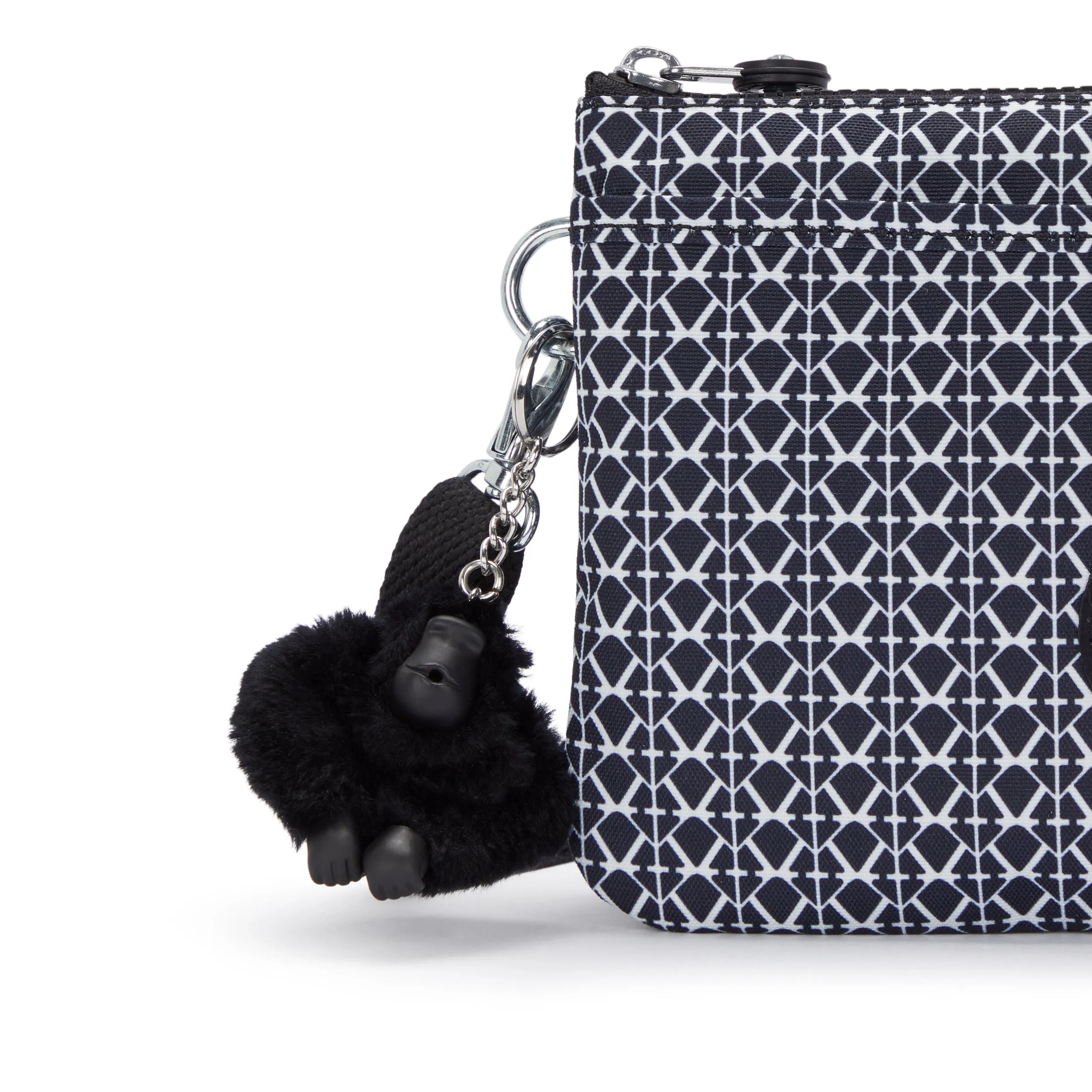 Kipling Riri Signature Print Large Pouch with Crossbody Strap C2I7780-DD2