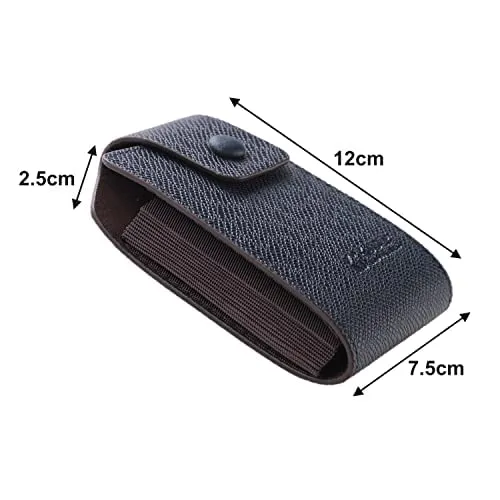 Kuber Industries Card Holder Wallet for Men Women|Debit Credit Card Holder|Wallet for Id, Visiting Card, Buisness Card|Button Closure|Blue (Pack of 6)