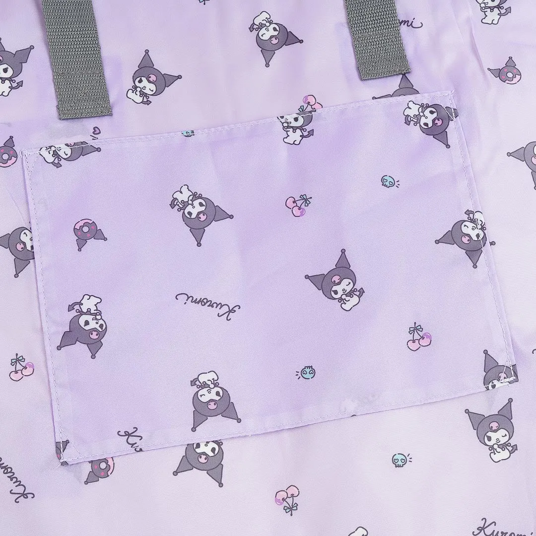Kuromi Cherry & Skull Foldable Boston Bag