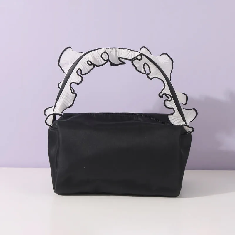 Kuromi Lace Decoration Cube Handbag