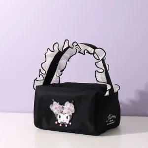 Kuromi Lace Decoration Cube Handbag