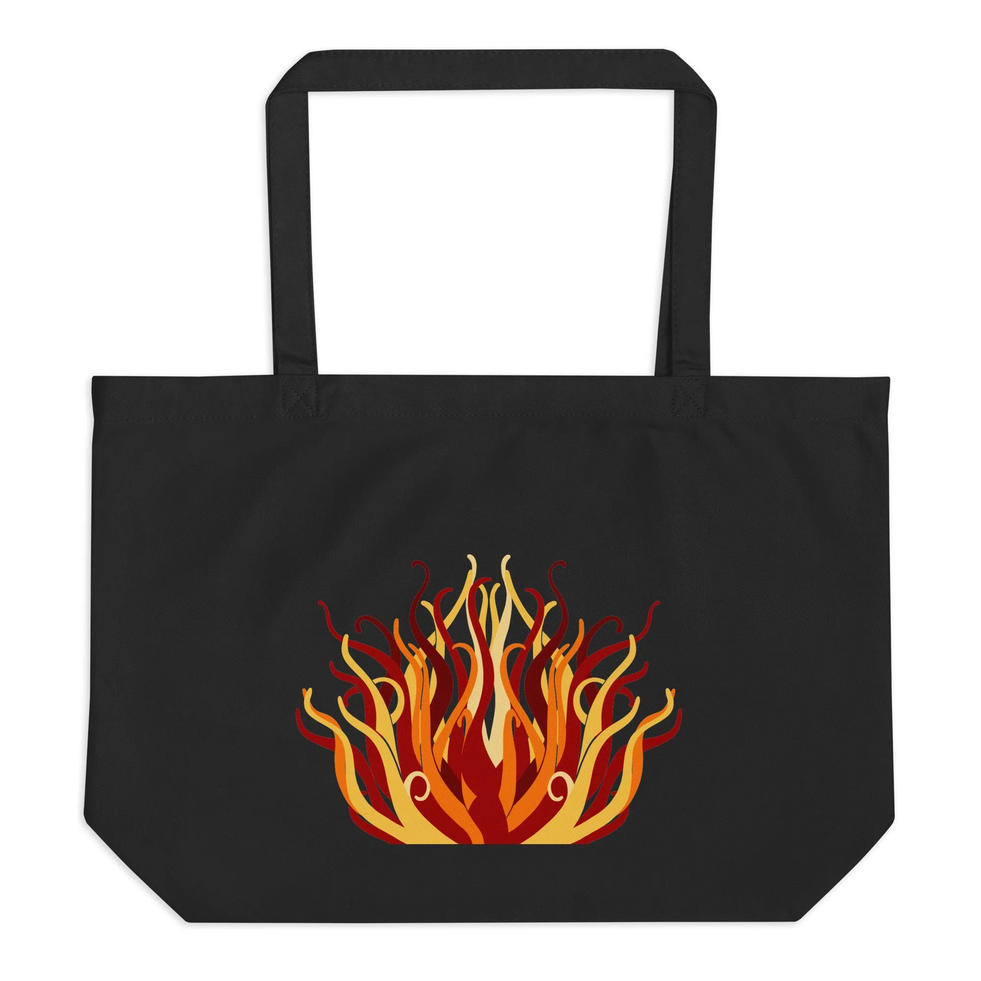 Large organic tote bag - King Abdullah Monument Fountain 🍃