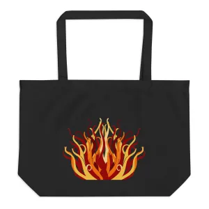 Large organic tote bag - King Abdullah Monument Fountain 🍃