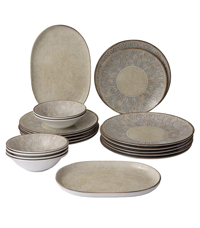 Layered Leaf Dinner Set