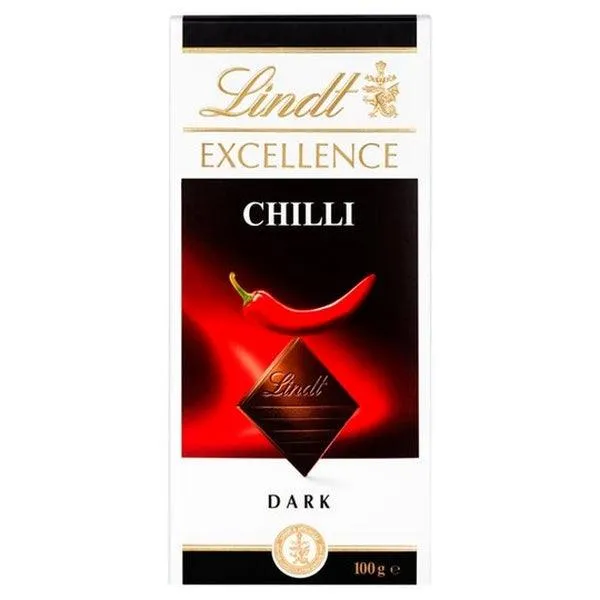 LINDT EXCELLENC CHILLI DARK 100GM