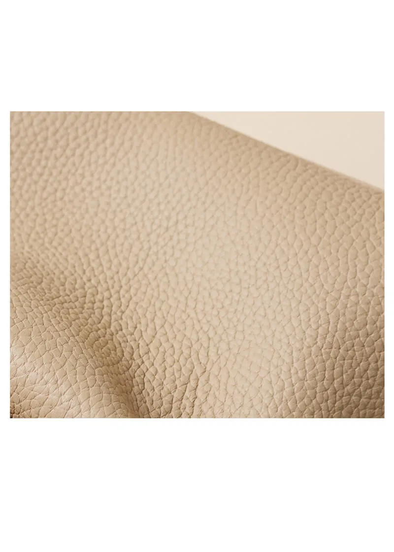 Loop Strap Pebbled Genuine Leather Shoulder Bag