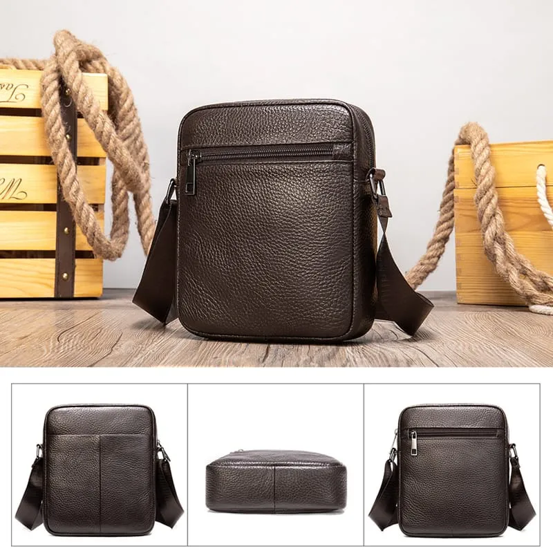 Men Leather Crossbody Bag