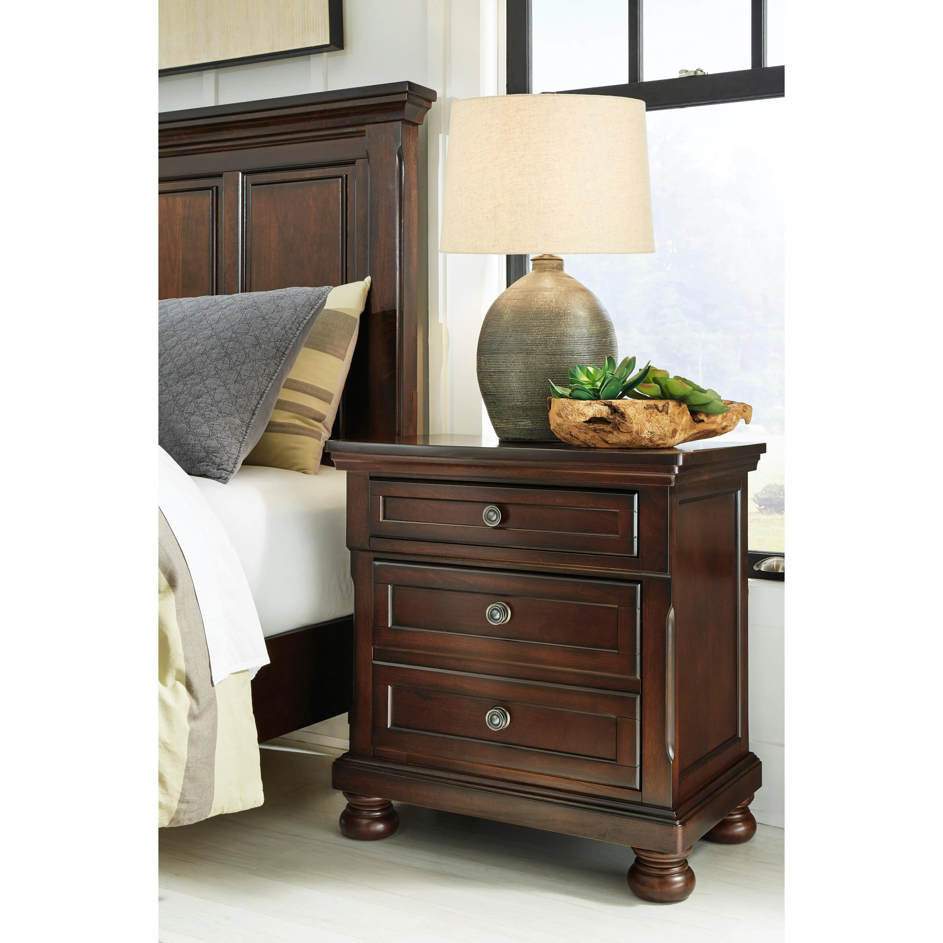 Millennium Porter 3-Drawer Nightstand B697-92