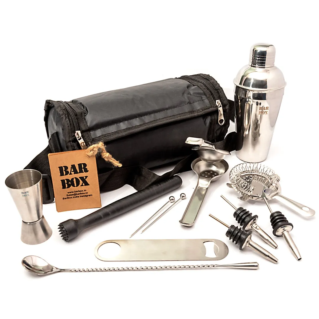 Mini Travel Kit Bag (Black)(14pcs)