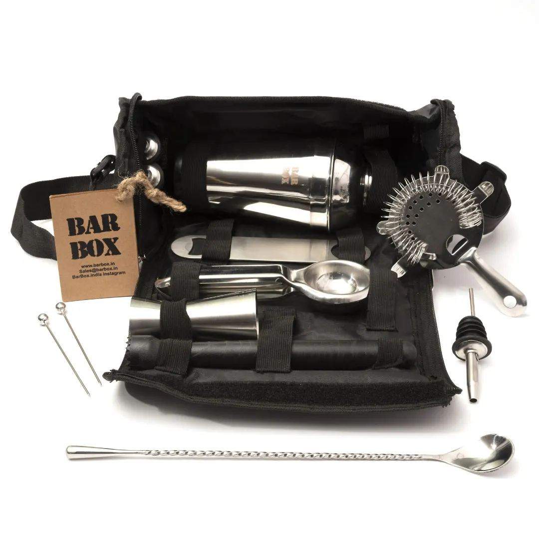 Mini Travel Kit Bag (Black)(14pcs)