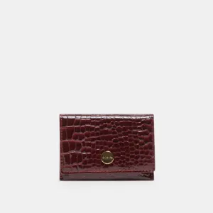 MINNIE WALLET WINE CROCO STELLA