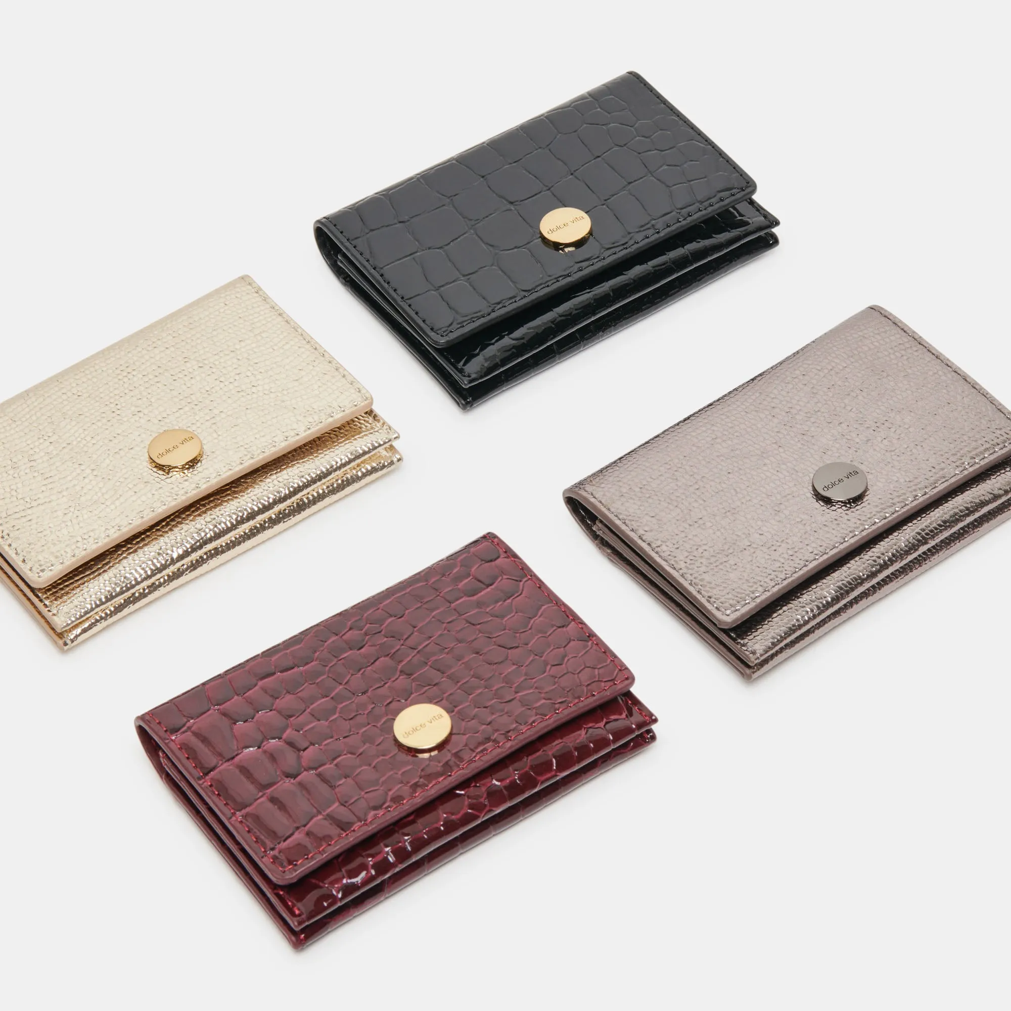 MINNIE WALLET WINE CROCO STELLA