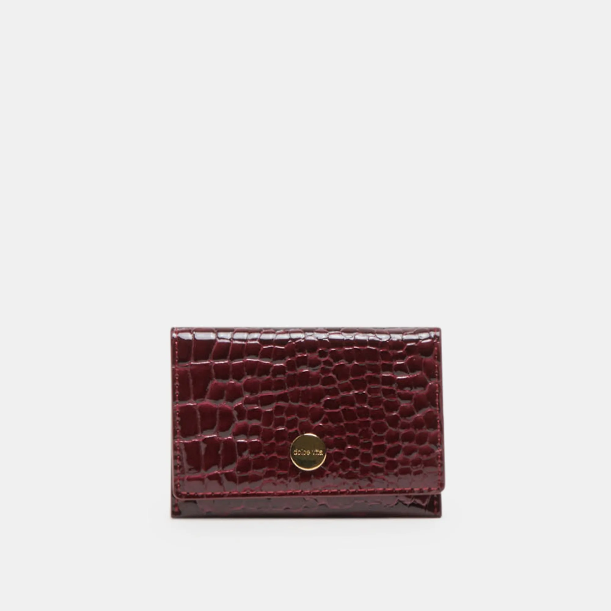 MINNIE WALLET WINE CROCO STELLA