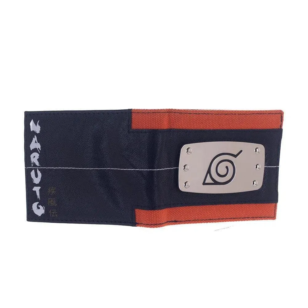 Naruto - Hidden Leaf Village Metal Headband Wallet (Bi-Fold) - Bioworld