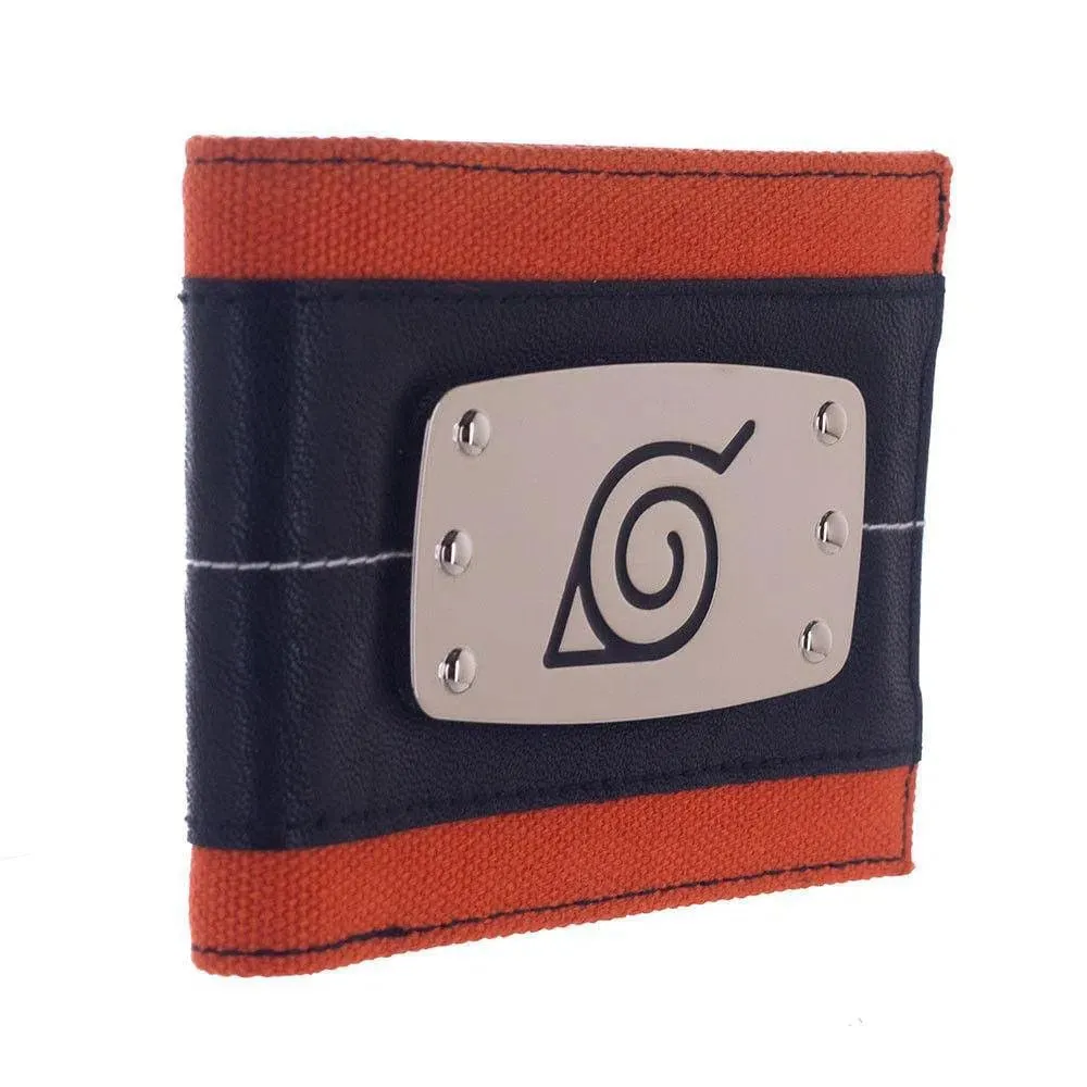 Naruto - Hidden Leaf Village Metal Headband Wallet (Bi-Fold) - Bioworld