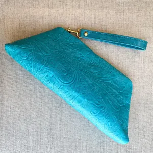 Nina Clutch in Sky Floral by Offhand Designs