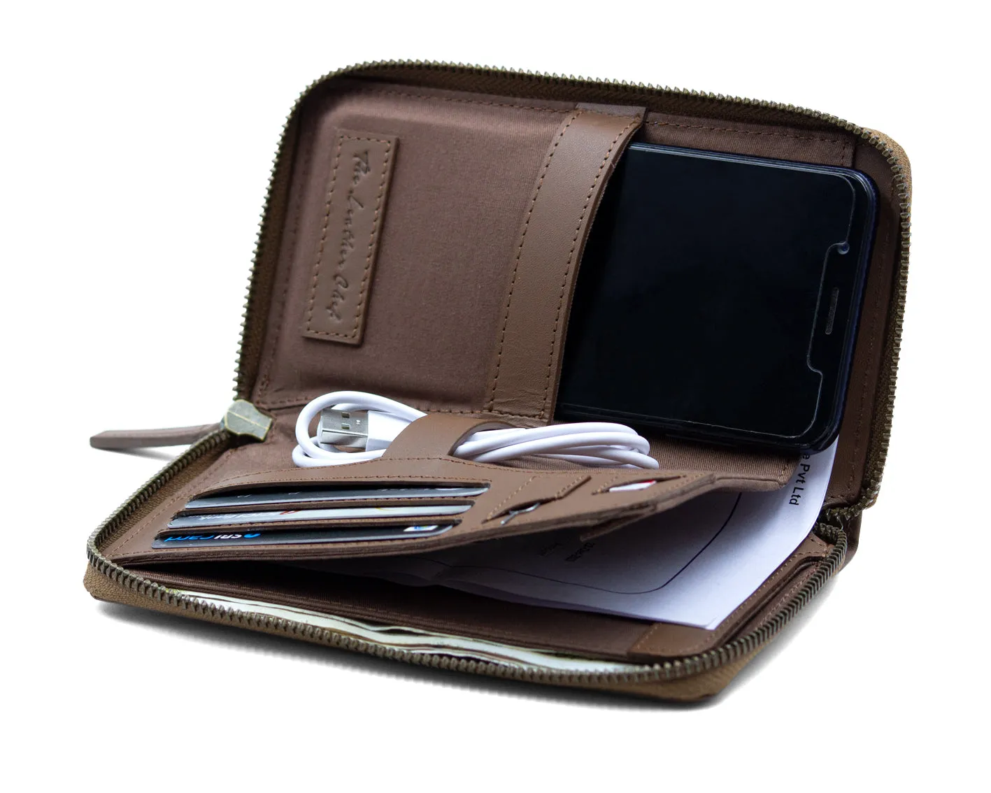 Noble Mobile Clutch -  Tan