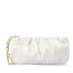 OB4781 DANNI PLEATED SATIN CLUTCH