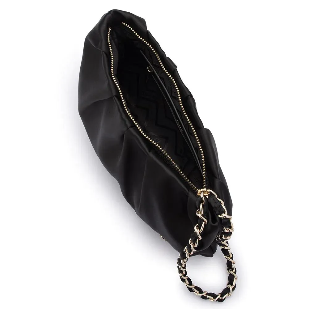 OB4781 DANNI PLEATED SATIN CLUTCH