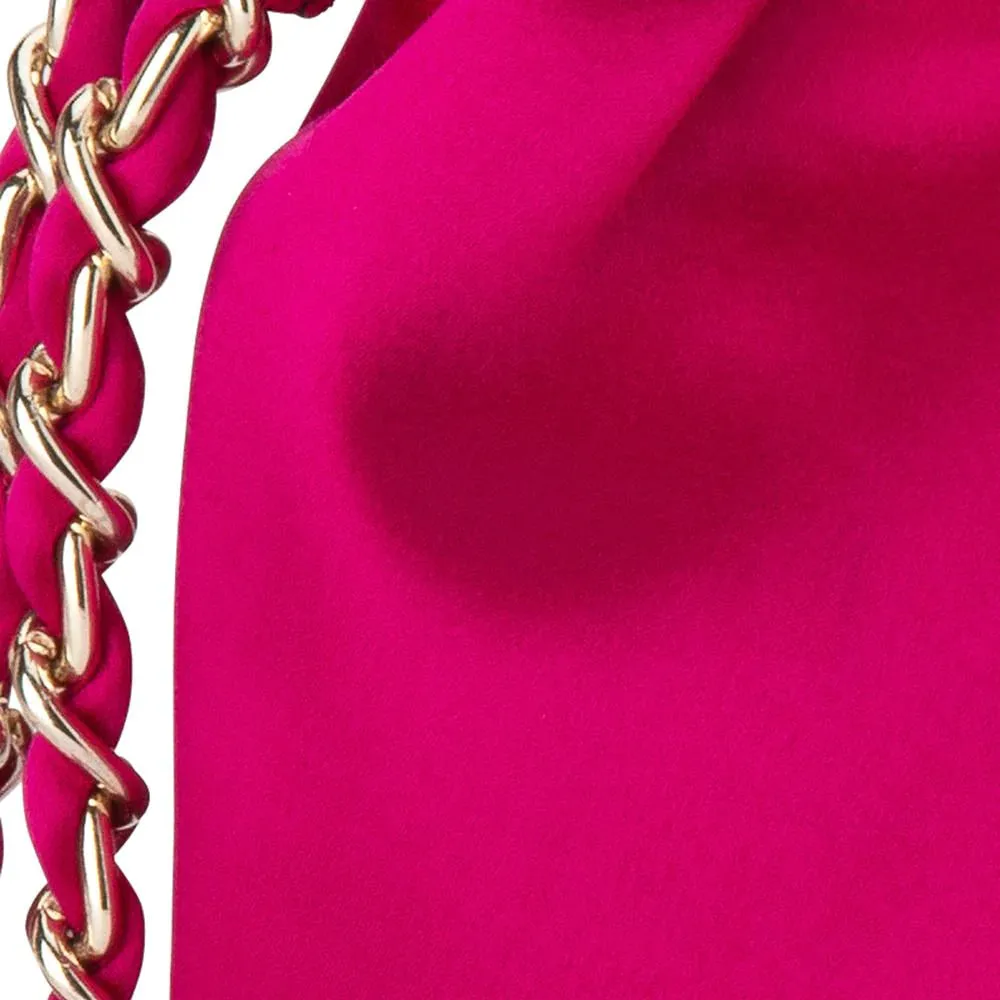 OB4781 DANNI PLEATED SATIN CLUTCH