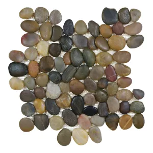 Ocean Stone Tiger Eye - Pebble Tile