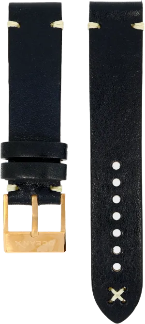 OceanX Sharkmaster 1000 Leather Strap RGP Clasp