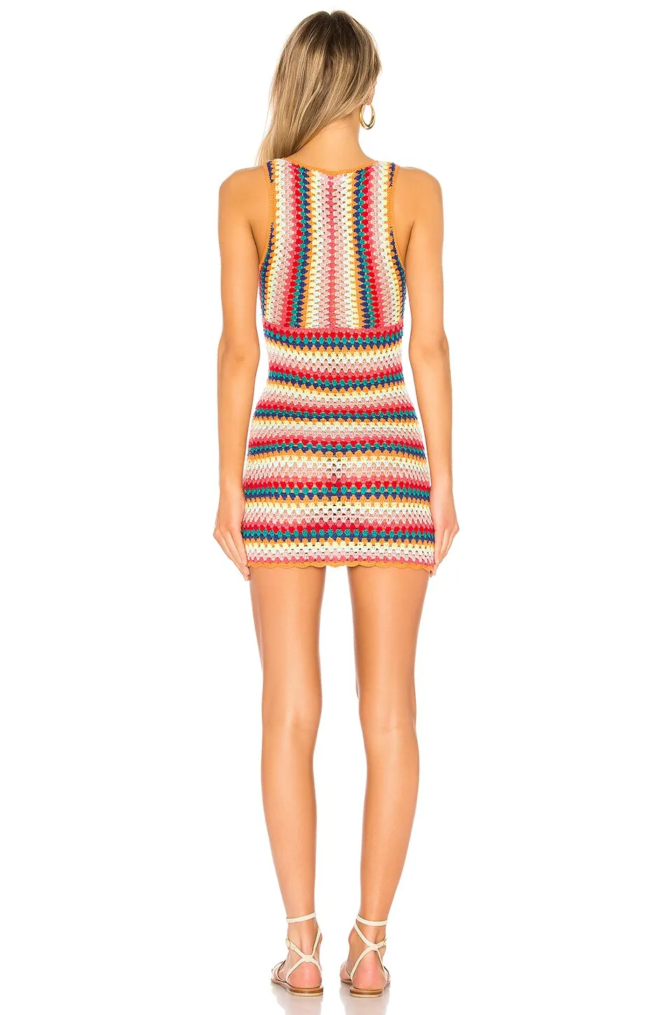 Over The Stylish Rainbow Dress