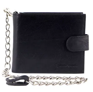 Pierre Cardin Men's Wallet with Chain - Black