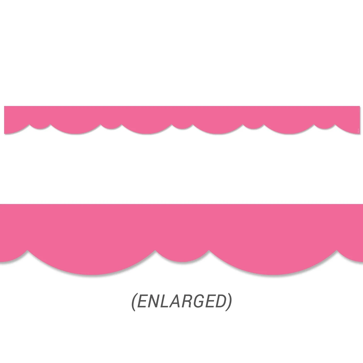 Pink Stylish Scallops Border