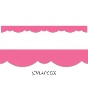 Pink Stylish Scallops Border