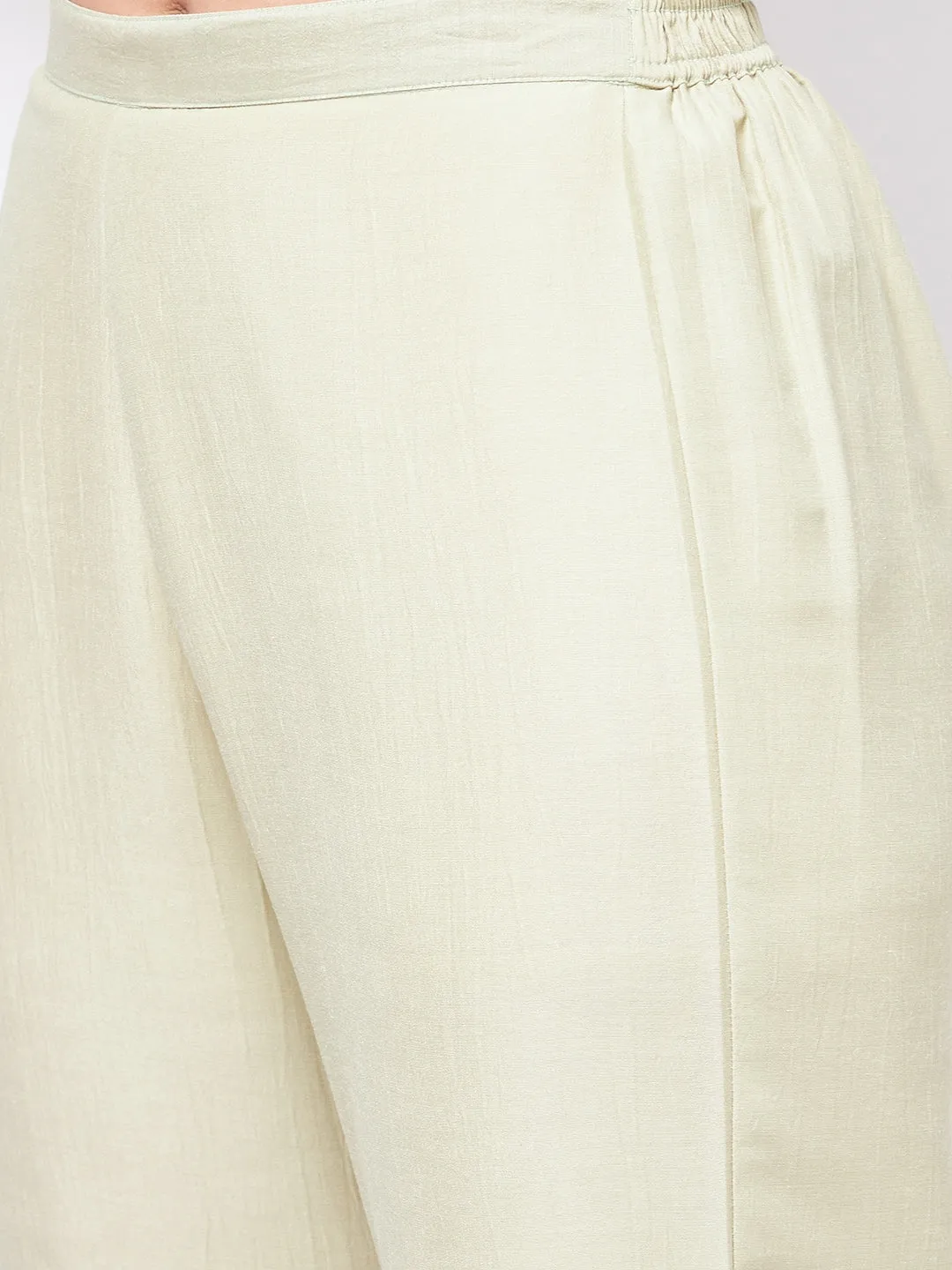 Pista Festive Foil Printed Stylish Palazzo