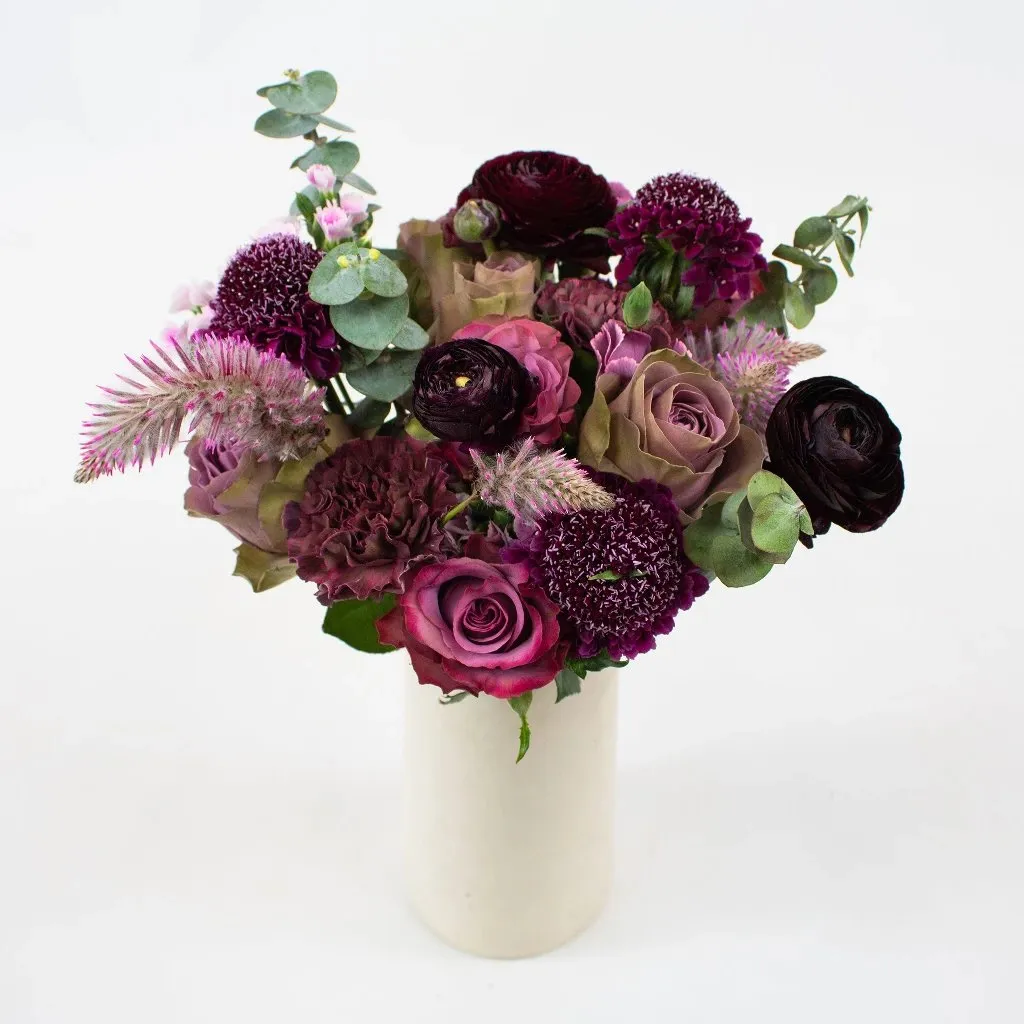 Plum Rose Luxury Flower Centerpieces