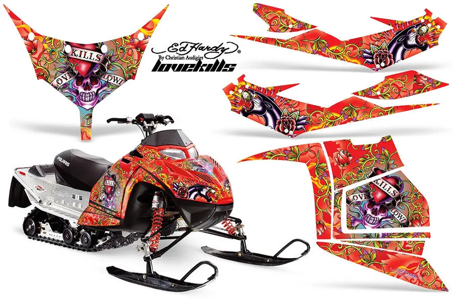 Polaris IQ Race 600 Snowmobile Graphics