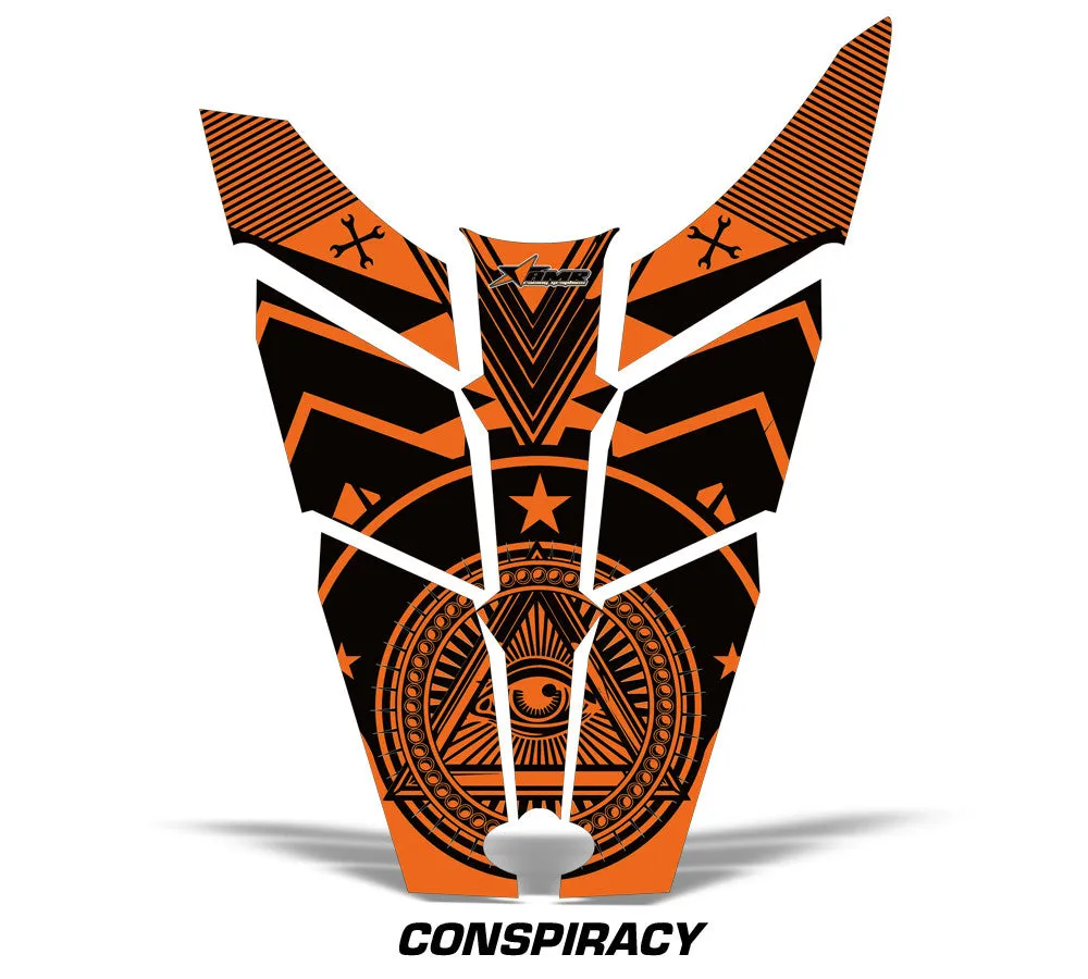 Polaris Rush RMK Snowmobile Hood Wrap Kit