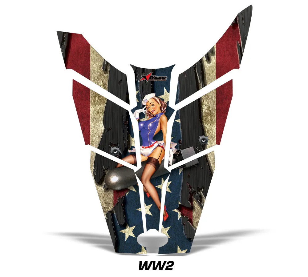 Polaris Rush RMK Snowmobile Hood Wrap Kit