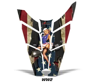 Polaris Rush RMK Snowmobile Hood Wrap Kit