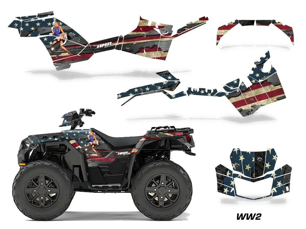 Polaris Sportsman 850/1000 ATV Quad Graphic Kit 2017-2019