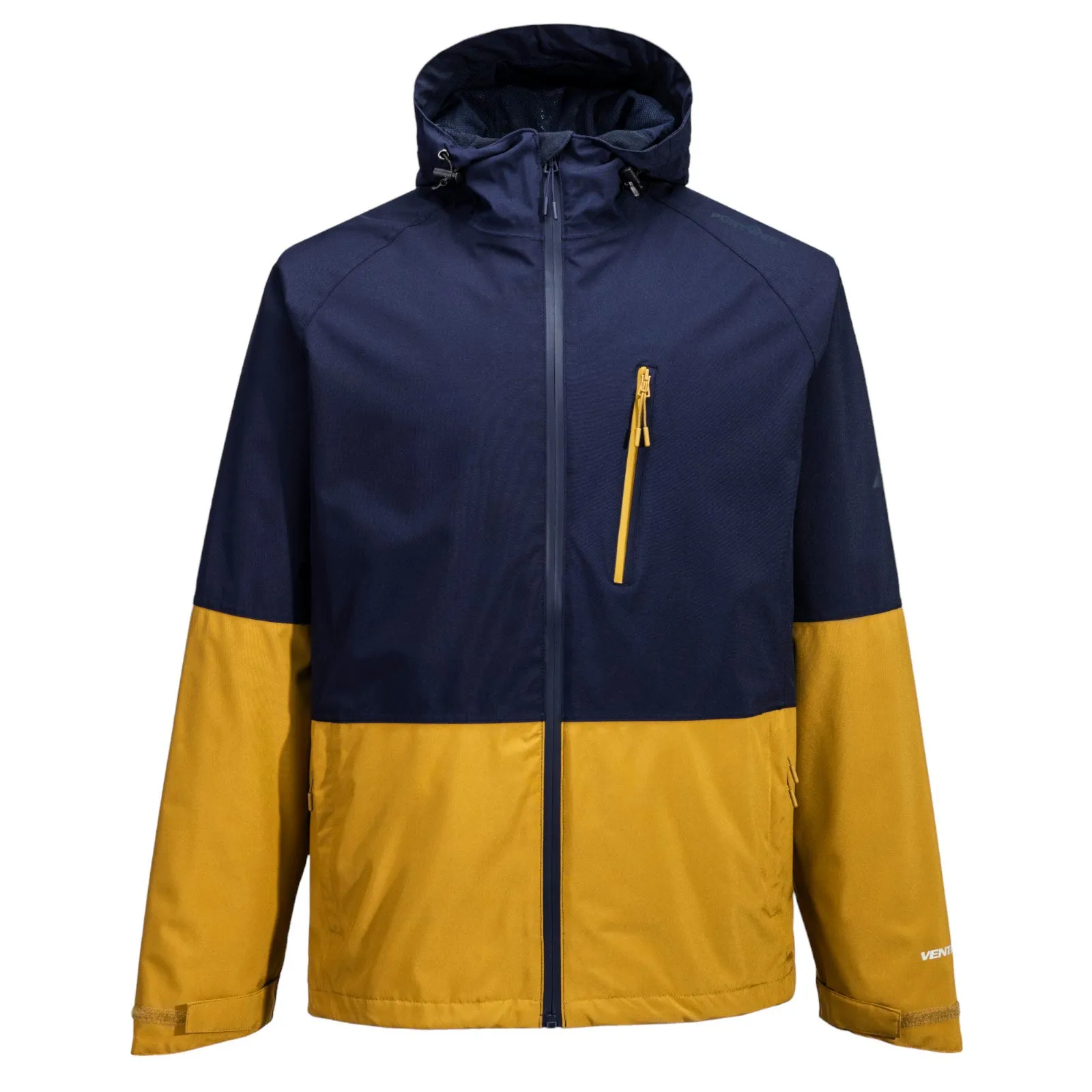 Portwest Mens Fastnet Rain Jacket Navy