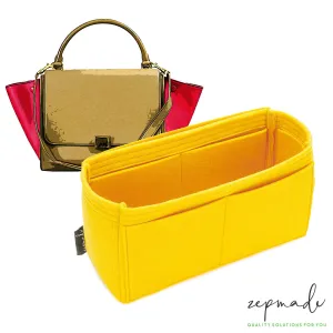 Purse Organizer Insert for Celine Trapaze, Classic Model Bag Organizer with Exterior Pockets