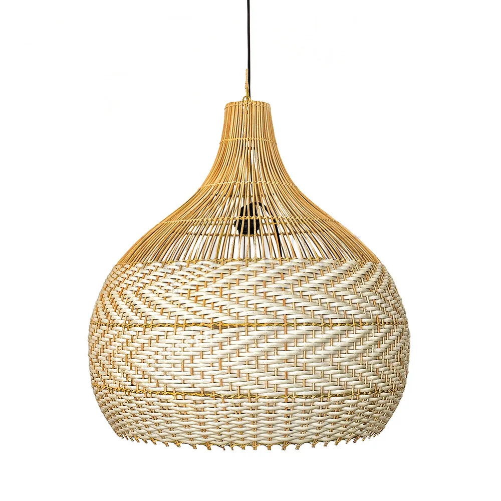Rattan Pendant Lamp Shades "Medewi Putih"