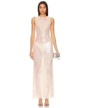Rena Lace Stylish Maxi Dress