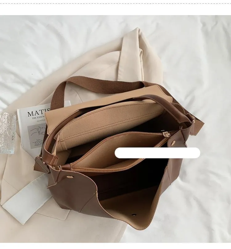 Retro Large Capacity Tote Bag